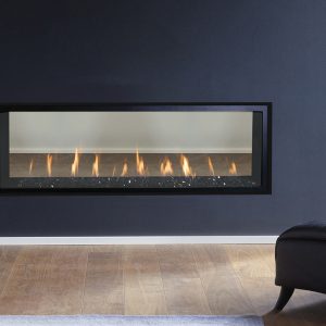 Astria Allume See thru kit fireplace