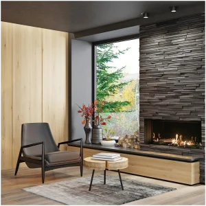 Amantii Vienna – Linear Style Gas Fireplace by Sierra Flame