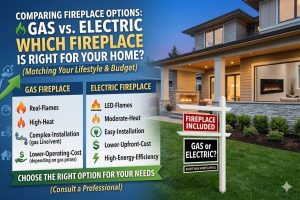 Gas vs. Electric Fireplace